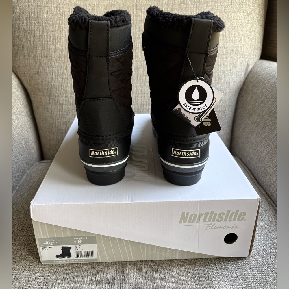 Northside Women's Black Winter Boots - Picture 5 of 10